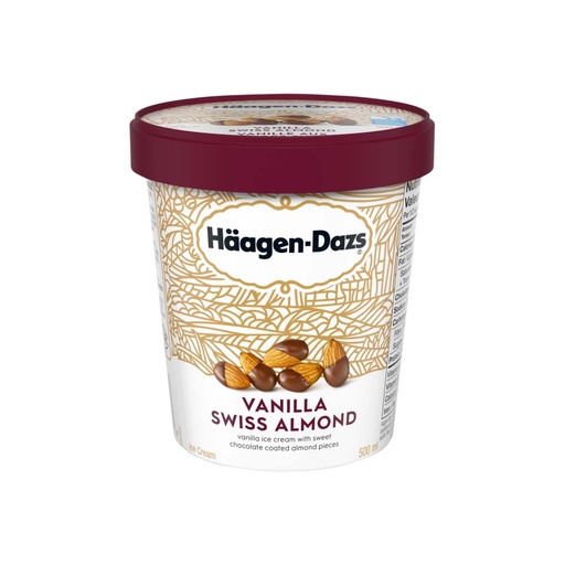 [367884] Haagen Dazs Almond Van Swiss Van Swiss 450Ml