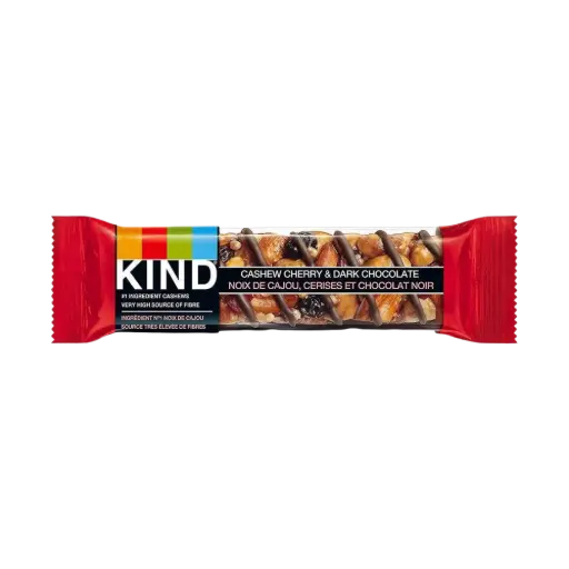 [49595] Kind Cherry Cashew & Dark Chocolate Bar 40G