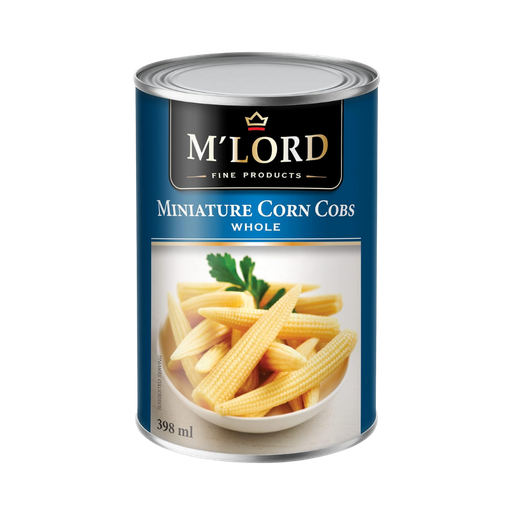 [49771] M'Lord Whole Mini Corn Cobs 398Ml