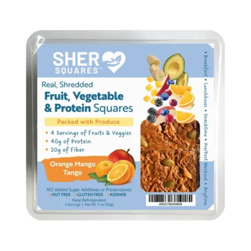 [132173] Sher Orange Mango Happy Feet Squares 312g