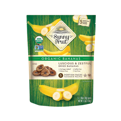 [309427] Sunny Fruit Dried Organic Bananas 250g