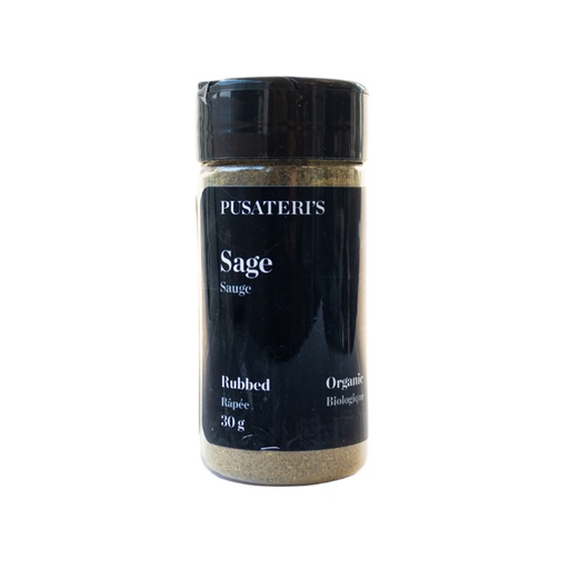 [49921] Pusateri's Organic Sage Leaf Rubbed 28G