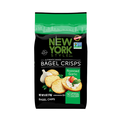 [50032] New York Style Roasted Garlic Bagel Crisps 170G