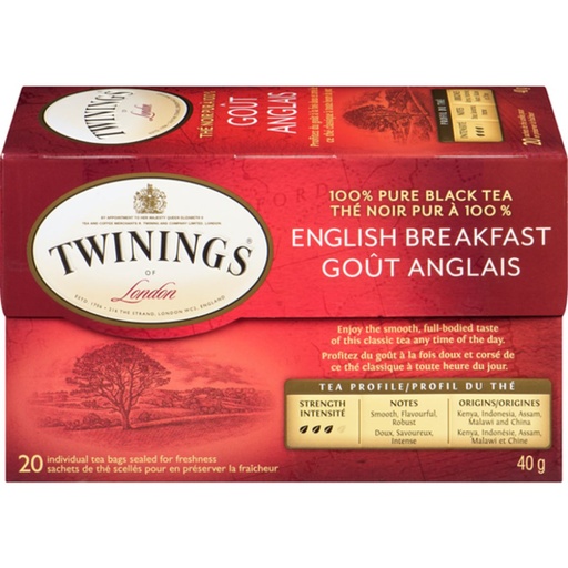 [50184] Twinings English Breakfast Tea 40G