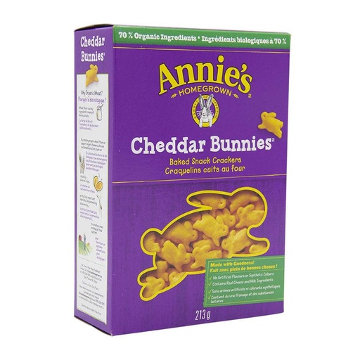 [50431] Annie's Homegrown Cheddar Bunnies 213G