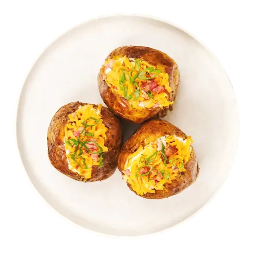 Cheddar and Bacon Baked Potatoes