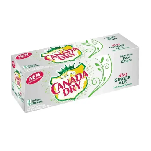[50555] Canada Dry Diet Ginger Ale 12 X 355Ml