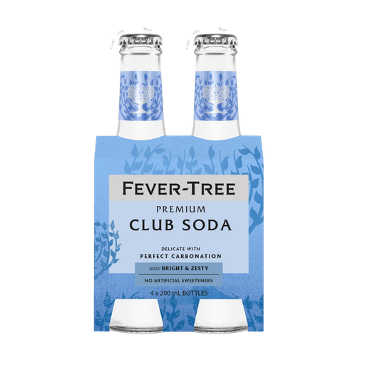 [50730] Fever Tree Club Soda 4 X 200Ml
