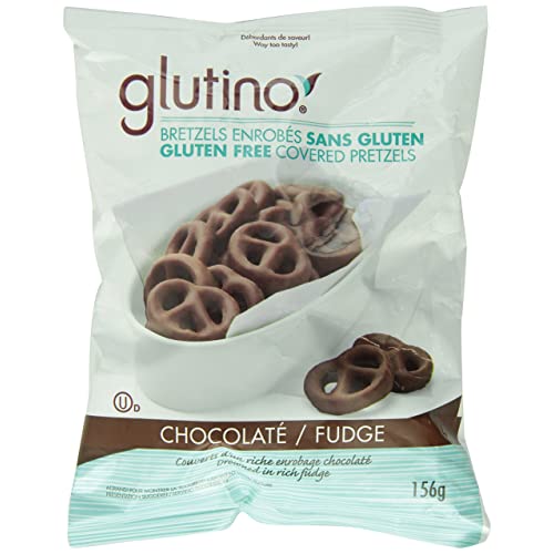 [50783] Glutino Chocolate Covered Pretzels 156G