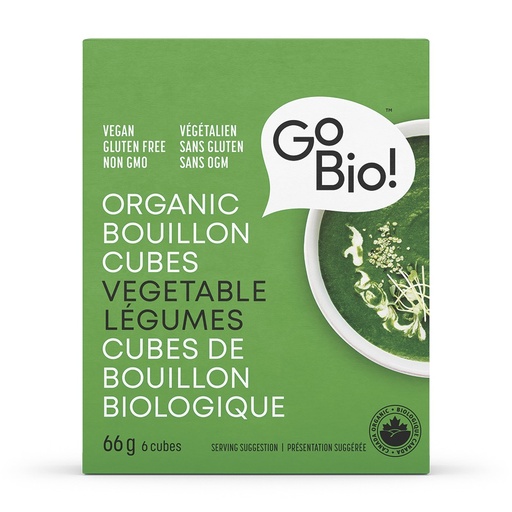 [50785] Go Bio Organic Vegetable Bouillon Cubes 66g