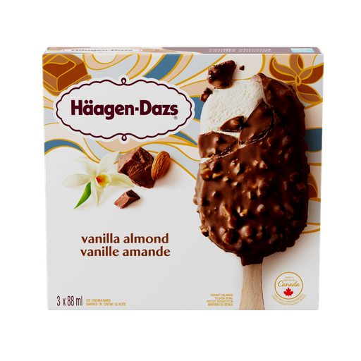 [50814] Haagen Dazs Van And Almnds 3pk