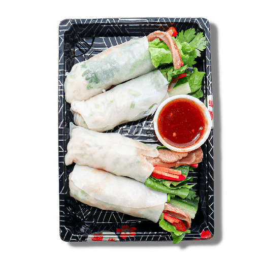 [107130] Grilled Oyster Mushroom Salad Rolls 1ea