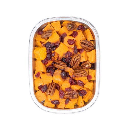 [126757] Maple Roasted Sweet Potatoes With Pecans & Cranberries 1.5Lbs 675g