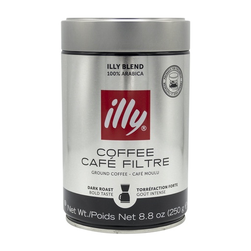 [367785] Illy Whole Bean Coffee Dark Roast 250G