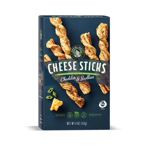 [50864] JOHN'S MACY CHEDDAR SCALLION CHEESE STICKS