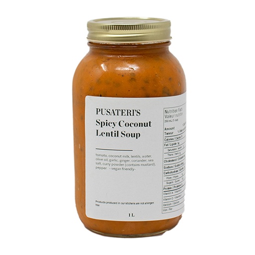 [131450] Spicy Lentil Coconut Soup 1lt