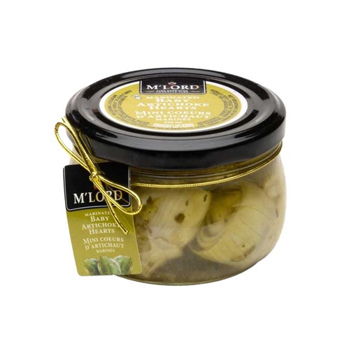 [51025] M'Lord Marinated Baby Artichoke Hearts 250Ml