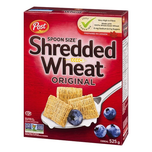[51127] Post Spoon Size Shredded Wheat 525G