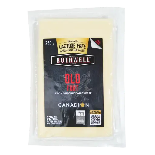 Bothwell  Old White Cheddar Lactose Free 250G