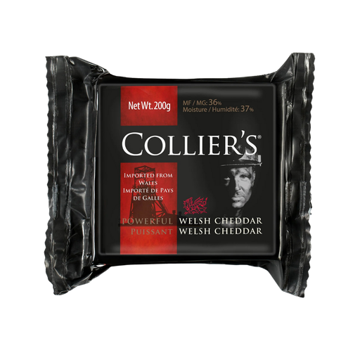 [461606] Collier's Powerful Welsh Cheddar Cheese 250G