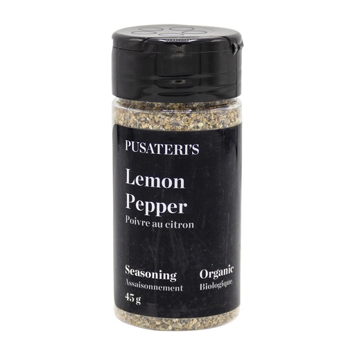[51154] Pusateri's Organic Lemon Pepper 65G