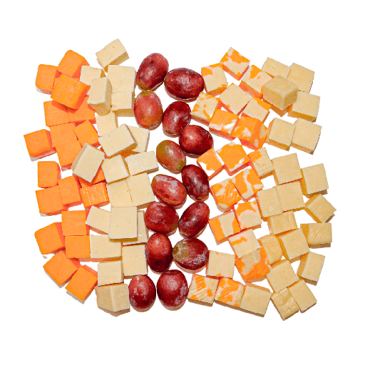 [66424] Pusateri's Assorted Cubed Cheese Party Platter 1pk