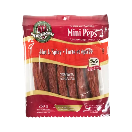 Grimm's  Hot Mini Pepp Sticks 250G