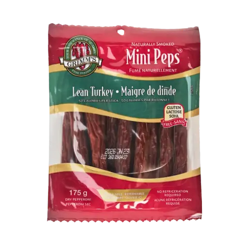 Grimm's  Turkey Mini Pepp Sticks 175G