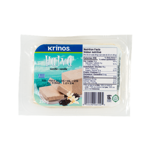 [408434] Krinos Vanilla Halva 250G