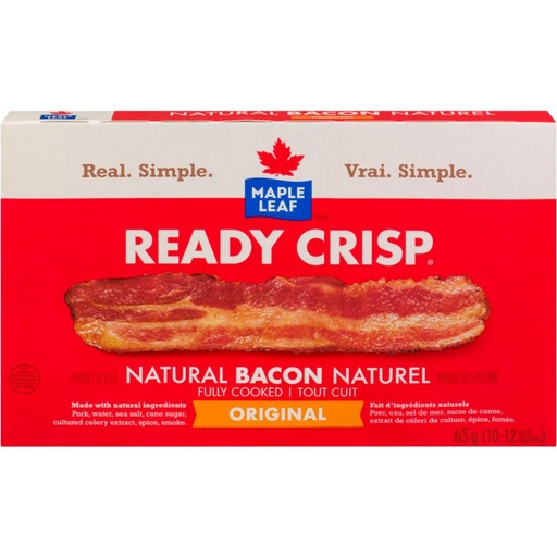 [61835] Maple Leaf Ready Crisp Bacon 65G