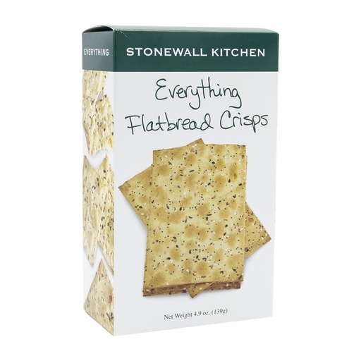 [51392] Stonewall Kitchen Everything Flatbread Crisps 139G
