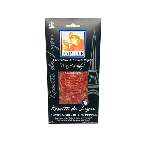 [458692] Papille Sliced Rosette Pepper Sausage 125G