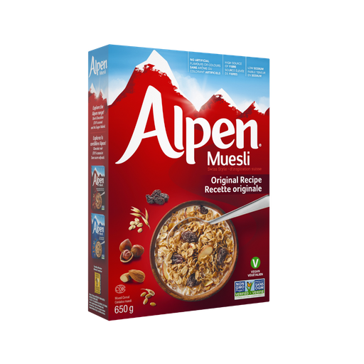 [51632] Alpen Muesli Cereal Original Swiss Recipe 650G