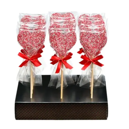 Van Ham Milk Chocolate Heart Lollipop 35G
