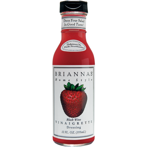 [51733] Briannas' Home Style Blush Wine Vinaigrette Dressing 355Ml