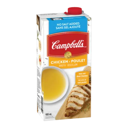 [51751] Campbell's Chicken Broth No Salt Added 900mL