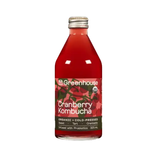 [116933] Greenhouse Cranberry Kombucha 325ml