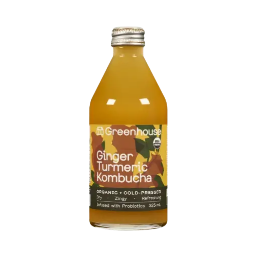 [116931] Greenhouse Ginger Turmeric Kombucha 325ml