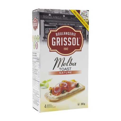 [51994] Boulangerie Grissol Melba Toast Original 200G