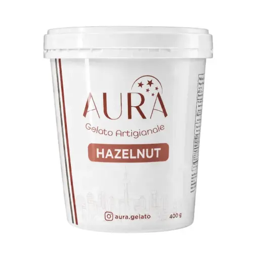 Aura Gelato Artigianale  Hazelnut Gelato 400G