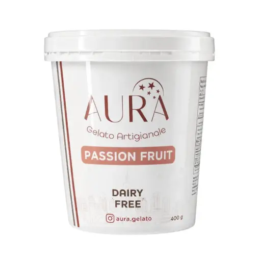 Aura Gelato Artigianale  Passion Fruit Sorbet 400G