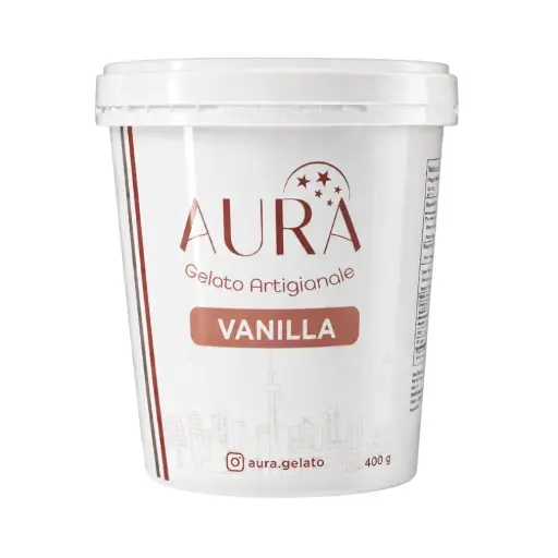 Aura Gelato Artigianale  Vanilla Gelato 400G