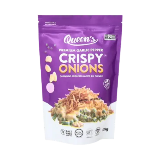 Queen's Premium Spicy Garlic Pepper Crispy Onion 175G