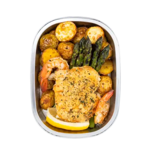 Almond Crusted Sole Dinner With Lemon Cream 454G