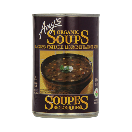 [52854] Amy's Organic Black Bean & Vegetable Soup 398Ml