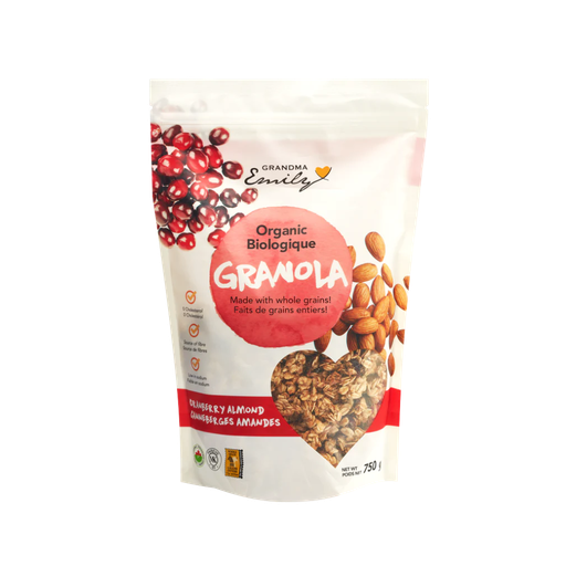 [53192] GRAND EMILY ORGANIC CRANBERRY ALMND GRANOLA