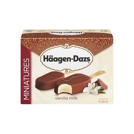 [53213] Haagen Dazs Mini Van Choc 4pk