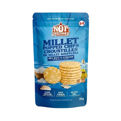 Not Ordinary Chips Sea Salt & Vinegar Millet Chips 85G