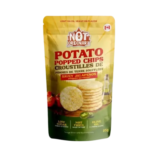 Not Ordinary Chips Saucy Jalapeno Potato Chips 85G