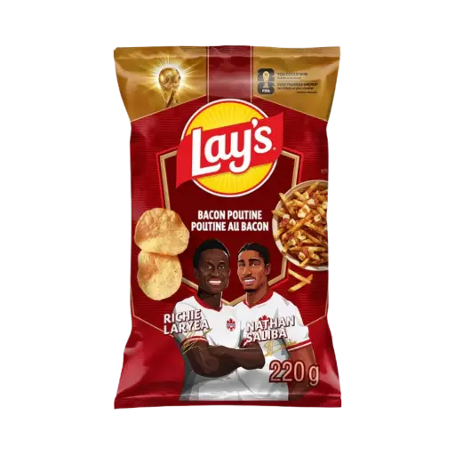Lays Bacon Poutine FIFA Chips 220g